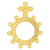 Confirmed in Christ Confirmation Gold Holy Spirit Rosary Ring - 24/pk