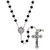 Reflections of Faith Black First Communion Rosary - 6/pk