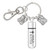 Scapular with Holy Water Vial Key Ring - 8/pk