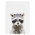 Featured Artist Decorative Block - Racoon