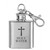 Stainless Steel Holy Water Bottle Key Chain - 6/pk