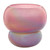 Pink Iridescent Glass Candle