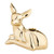 Golden Fawn Candle Holder