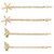 Hair Pins - Seashells - Set of 4