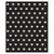 Cozy Throw - Black/Ivory Heart