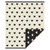 Cozy Throw - Black/Ivory Heart