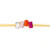 Crystal Bangle - Hot Pink Bar