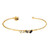 Crystal Bangle - Black Bar