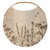 Floral Engraved Wood Board