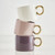 Ceramic Mug with Gold Handle - Violet