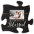 Puzzle Pieces Artwork Photo Frame - Simply Blessed