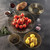 Shallow Golden Basket - Set of 2