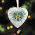 Follow His Star Heart Decoupage Ornament - 6/pk