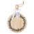 Large Round Paulownia Wood Board - Wreath