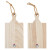 Mini Paulownia Wood Board - Peace on Earth - Set of 2