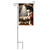 Adoring Santa Garden Flag and Stand Set