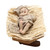 Traditional Christ Child in Raffia Lined Manger