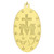 Gold with Blue Miraculous Medal - 8/pk