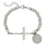 St. Benedict Silver Cross and Medal Bracelet - 4/pk