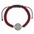 Large Black and Red St. Benedict Macrame Medal Bracelet - 12/pk