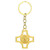 Gold St. Benedict Modern Maltese Cross Key Ring - 12/pk
