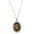 Silver Crystal Devotional Pendant Assortment (5 Asst) - 20/pk