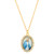 Gold Crystal Devotional Pendant Assortment (5 Asst) - 20/pk