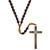 St. Benedict Two-Tone Cord Rosary - 8/pk