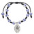 Miraculous Mary Floral Ceramic Bead Rosary Bracelet - 8/pk