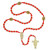 Our Lady of Guadalupe Red Ornate Cord Rosary - 2/pk