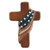 Hold Faith for the Nation Wood Pocket Cross - 2/pk