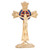 Gold St. Benedict Standing Crucifix - 10/pk