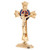 Gold St. Benedict Standing Crucifix - 10/pk