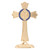 Gold St. Benedict Standing Crucifix - 10/pk