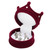 5-Piece Nativity in Velveteen Crown Gift Box - 8/pk