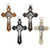 Wood St. Benedict Crucifix Assortment (4 Asst) - 24/pk