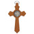 Wood St. Benedict Crucifix Assortment (4 Asst) - 24/pk