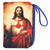 Rosary with Sacred Heart Zippered Case - 10/pk