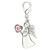 Guardian Angel with Heart Key Clip Assortment (3 Asst) - 12/pk