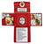 Red Devotional Medal Pocket Shrine - 2/pk