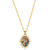 Blessed Mother Pearl Border Pendant - 8/pk