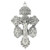 Large Silver Triple Protection Pardon Crucifix - 10/pk