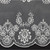 White Ornate Floral Chapel Veil