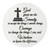 Serenity Prayer Stainless Steel Pocket Coin with Case Key Ring - 12/pk