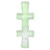 Green Our Lady of Guadalupe Cross Magnetic Bookmark - 8/pk