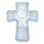 Blue Our Lady of Grace Hail Mary Cross Magnetic Bookmark - 8/pk
