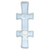 Blue Our Lady of Grace Hail Mary Cross Magnetic Bookmark - 8/pk