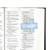 Blue Our Lady of Grace Hail Mary Cross Magnetic Bookmark - 8/pk
