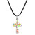 Glow in the Dark Cross Necklaces (4 Asst) - 12/pk