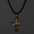 Glow in the Dark Cross Necklaces (4 Asst) - 12/pk